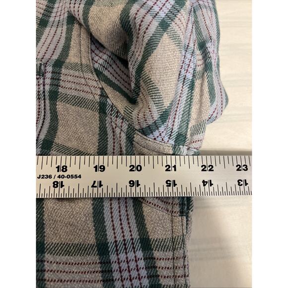 Toad & Co Womens Bodie Dos 1/4 Zip Womens Flannel Shirt Size Large Outdoor - Picture 11 of 13